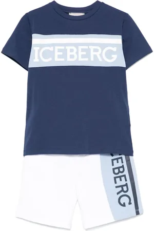 Iceberg Set de pantalones cortos con logo estampado