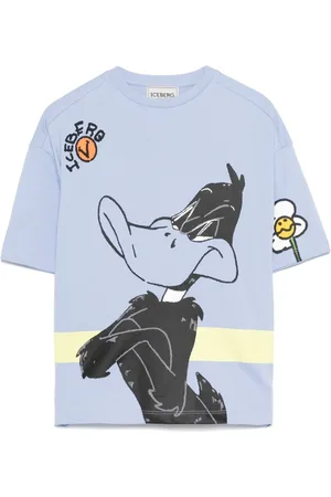 Iceberg Camiseta de algodón con estampado Daffy Duck