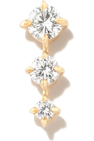 Lizzie Mandler Pendiente Éclat en oro amarillo de 18kt con diamante