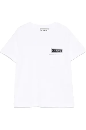 Iceberg Camiseta con parche del logo