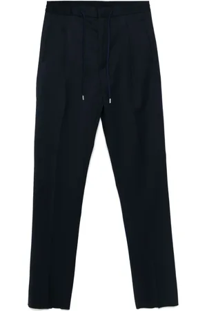LARDINI Pantalones ajustados de lana virgen