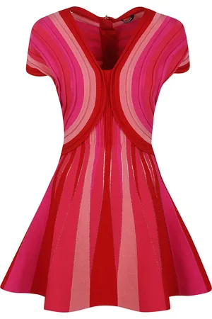 Balmain Vestido corto acampanado