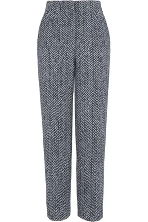 Giorgio Armani Pantalones chevron de talle alto