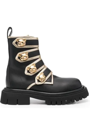 Moschino Botines con hebilla lateral