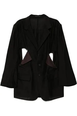 YOHJI YAMAMOTO Blazer con aberturas