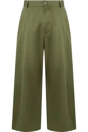 MAN ON THE BOON. Pantalones anchos con pliegues