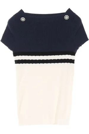 CHANEL Top de dos tonos 1986-1988