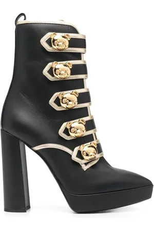 Moschino Botas con detalle de botón Teddy Bear