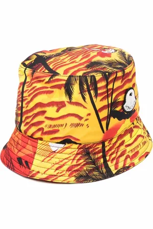 Palm Angels Sombrero de pescador con estampado tropical de x Moncler