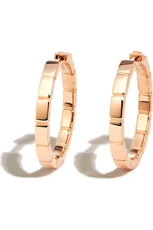 Anita Pendientes de aro Bunny en oro de 18 kt