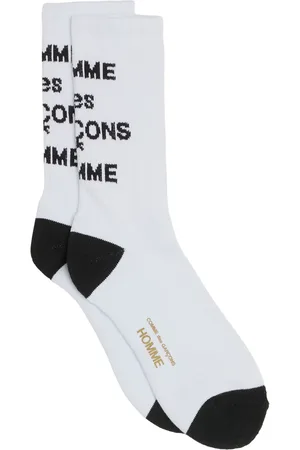 Comme des Garçons Calcetines con logo en intarsia