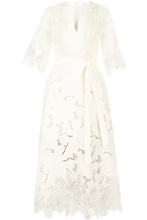 Elie saab Vestido midi bordado