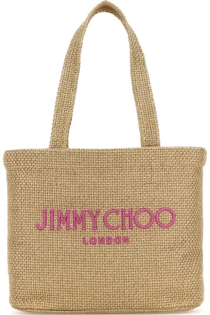 Jimmy Choo Bolso de hombro con logo bordado
