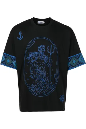 AMIR SLAMA Camiseta con estampado Poseidon