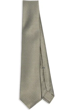 Kiton Corbata con motivo en jacquard