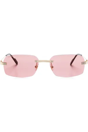 Cartier Gafas de sol con montura rectangular