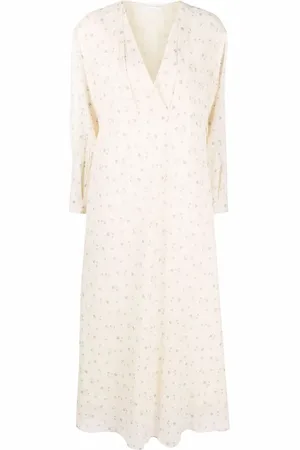 Fabiana Filippi Vestido acampanado con estampado floral