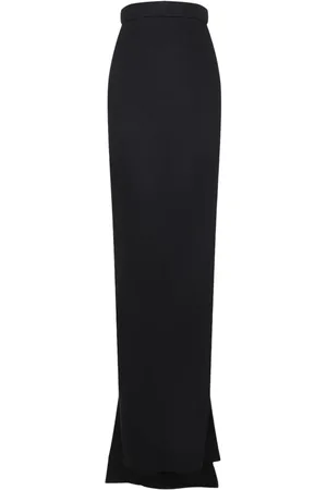 Rick Owens Falda midi con detalle drapeado