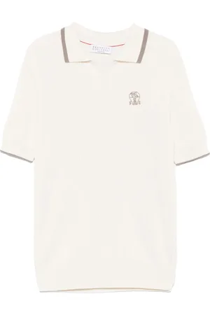 Brunello Cucinelli Camiseta de canalé