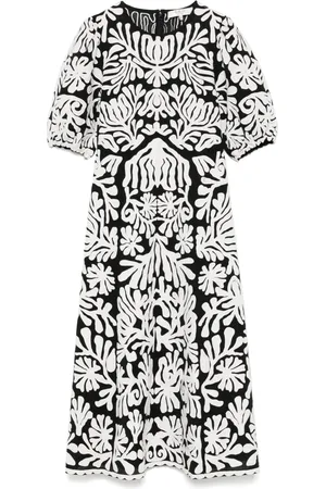 SEA Vestido midi Agathe