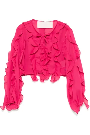 MISS BLUMARINE Blusa con volantes