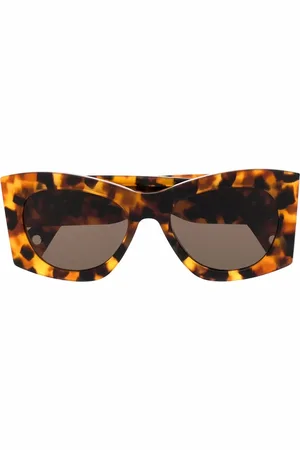 Lanvin Gafas de sol con montura cat-eye y efecto carey