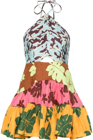 ALÉMAIS Vestido corto Poppy Spliced
