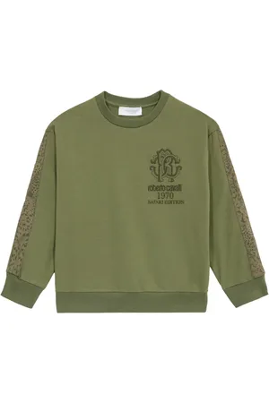 Roberto Cavalli Sudadera con logo bordado