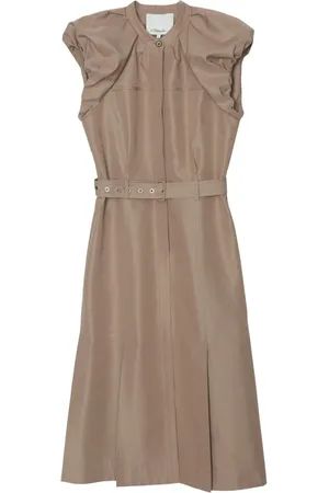 3.1 Phillip Lim Vestido de popelina con cinturón