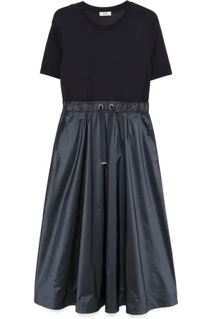 HERNO Vestido midi a paneles