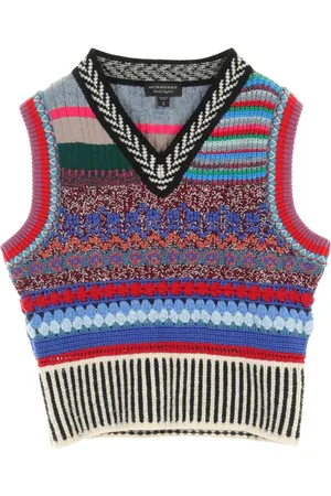 Burberry Chaleco con diseño colour block 2000