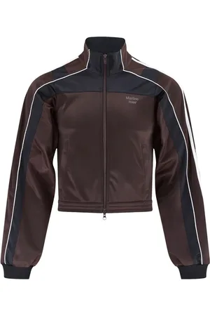 MARTINE ROSE Chaqueta de chándal corta con cremallera
