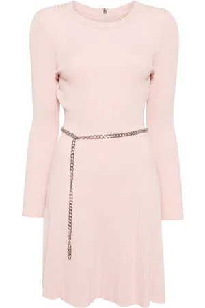 Michael Kors Vestido corto con cinturón de cadena