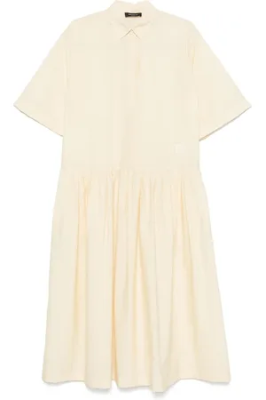 Fabiana Filippi Vestido midi de popelina