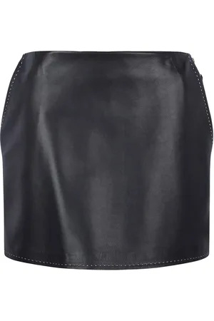 Elisabetta Franchi Minifalda de piel