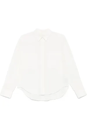Calvin Klein Camisa de tafetán y algodón