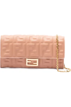 Fendi Cartera continental con cadena