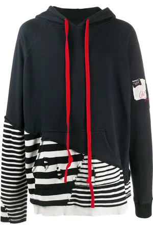 GREG LAUREN Sudadera con diseño patchwork