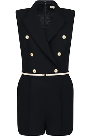 Elisabetta Franchi Mono corto con placa del logo