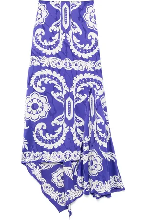 Etro Falda midi asimétrica