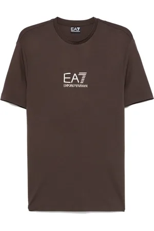 EA7 Camiseta con cuello redondo