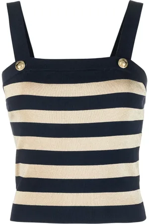 Michael Kors Top de punto a rayas