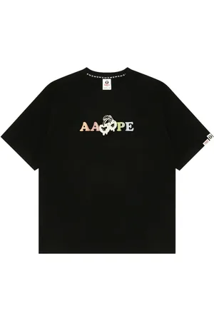 A Bathing Ape Camiseta con cerezas estampadas