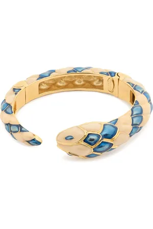 Roberto Cavalli Brazalete con forma de serpiente
