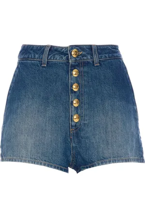 Elisabetta Franchi Pantalones vaqueros cortos de talle alto