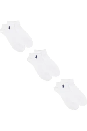 Ralph Lauren Set de 4 pares de calcetines con logo en intarsia