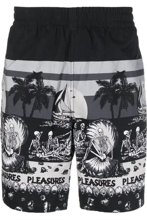 Pleasures Bermudas con estampado gráfico
