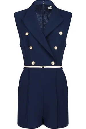 Elisabetta Franchi Mono corto con placa del logo