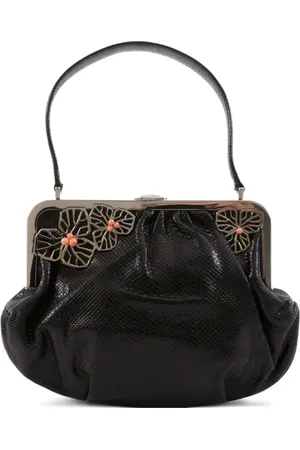 Cartier Bolso de mano con aplique floral 2000