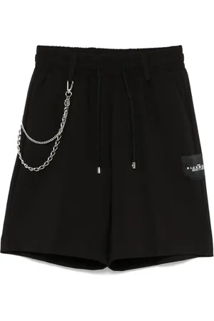 John Richmond Bermudas con parche del logo